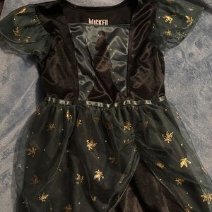 Wicked Black and Gold Kids Costume